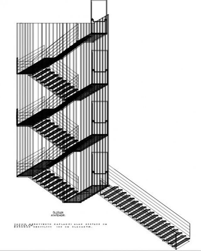 İstanbul Makaralı Yangın Merdiveni Fiyatları